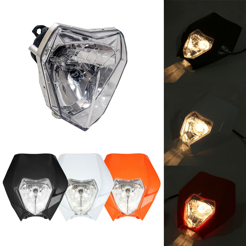 Ktm ヘッドライトオートバイヘッドライトヘッドランプ Exc Xc-w 250 300 350 2008 2009 2010 2011 2012 2013 2014 2015 2016