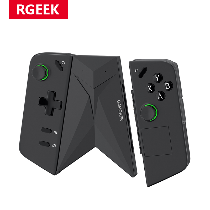 RGEEK Legion Go 2用コントローラーグリップクリップホルダー、ハンドルコントローラーコネクター、人間工学に基づいた湾曲デザイン