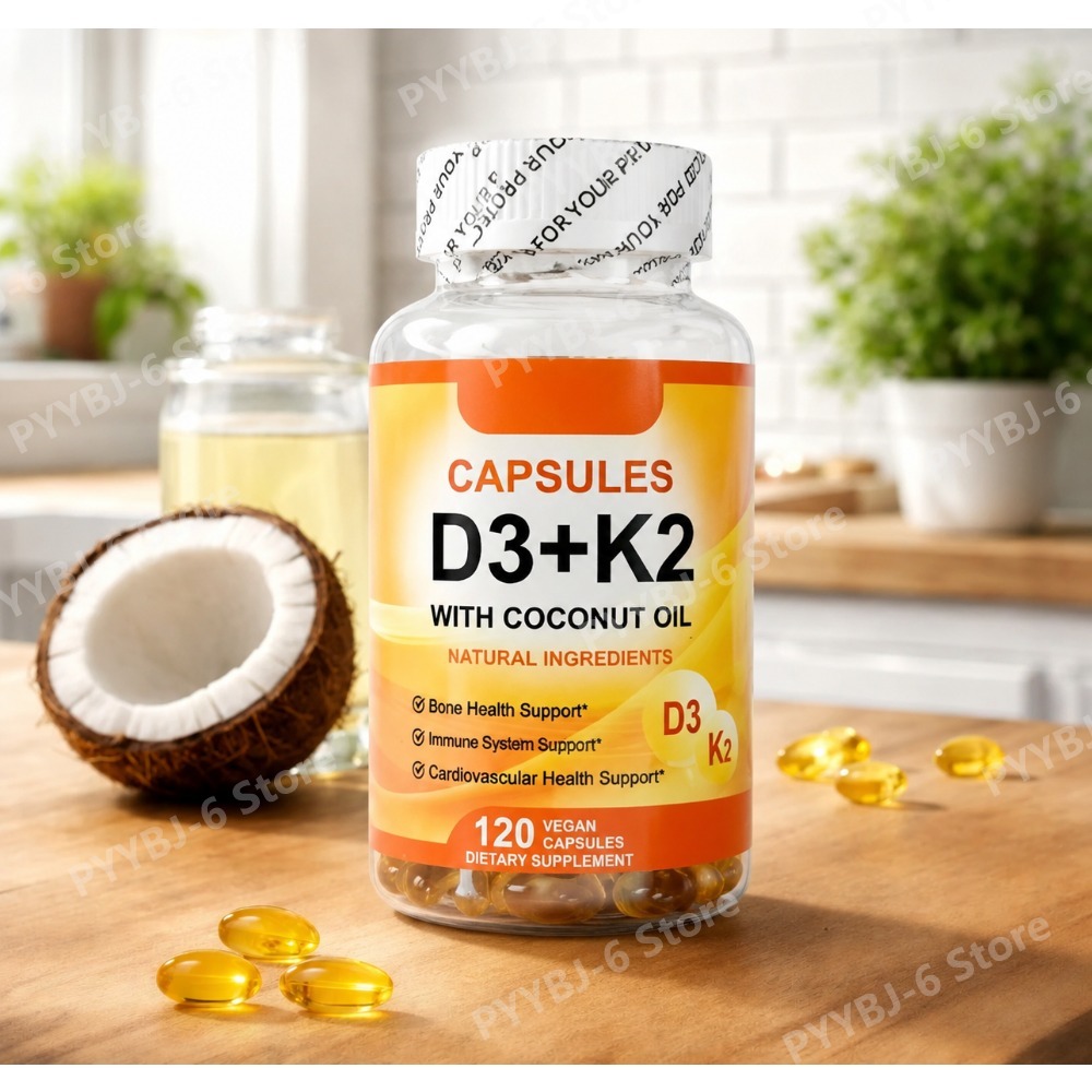 ビタミン D3 K2 サプリメントは健康な骨をサポート 免疫力 心血管の健康 非遺伝子組み換え グルテンフリー 大人向け 栄養補助食品