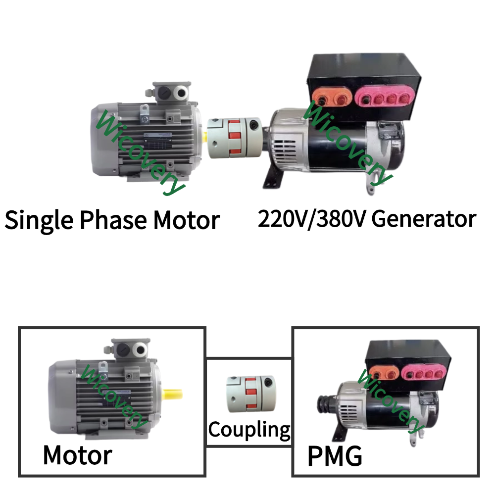 10000 ワット 20KW 30KW 50KW 80KW 低永久磁石発電機 220V 380V 低ノイズ単相 AC 発電機モーター駆動に使用