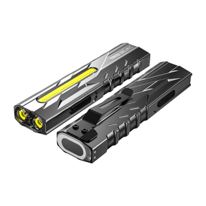 携帯用新型LED紫外線懐中電灯 EDC グリーンレーザー懐中電灯、アルミニウム合金製ボディ、USB充電式