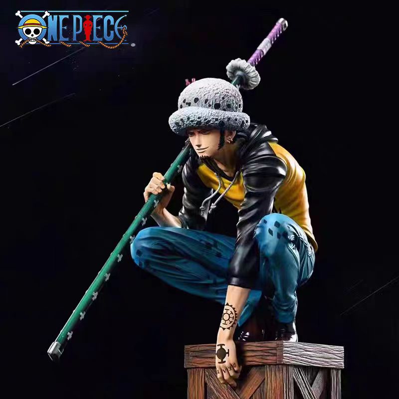 21 センチメートル/8.2 インチワンピースキャラクタートラファルガー D. ウォーターロー PVC アクションフィギュアモデル像コレクション装​​飾おもちゃギフト