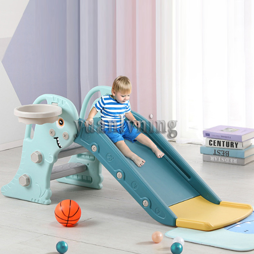 3 in 1 キッズ スライド クライマー バスケットボール フープ付き 幼児 屋内遊び場 アクティビティ センター ベビー スポーツ おもちゃ 1～3歳用
