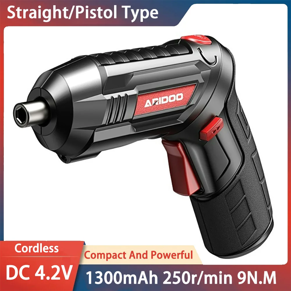 充電式電動ドライバー小型 4.2V 6Nm 1300mAh 250rpm 小型で強力なバッテリードライバー送料無料ドライバー