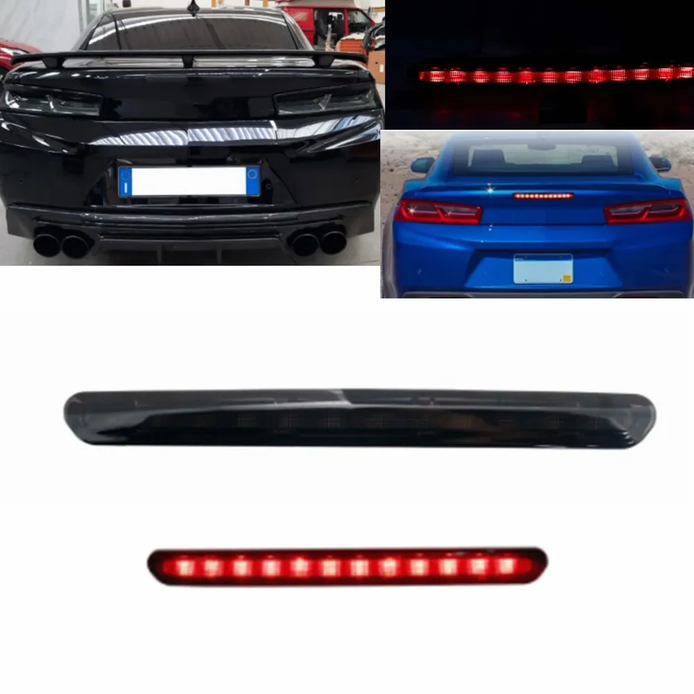 LED リアサードブレーキライトストップライト 3RD ランプサードブレーキシボレーカマロ 2016 ハイマウントスモークシェルテールライト 84330249