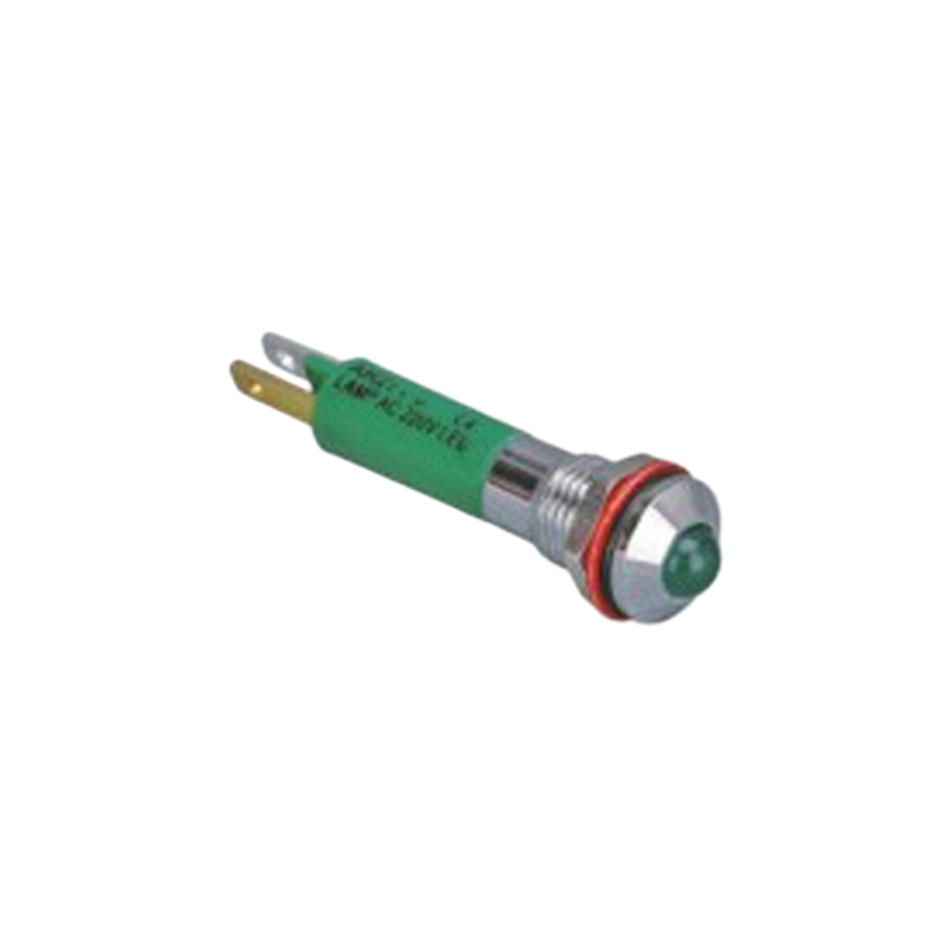 ABILKEEN AR27T-8 8 ミリメートル LED インジケータライト 50 個金属パイロットランプ 2Pin 端子 6V-220V 赤、緑、黄、青、白