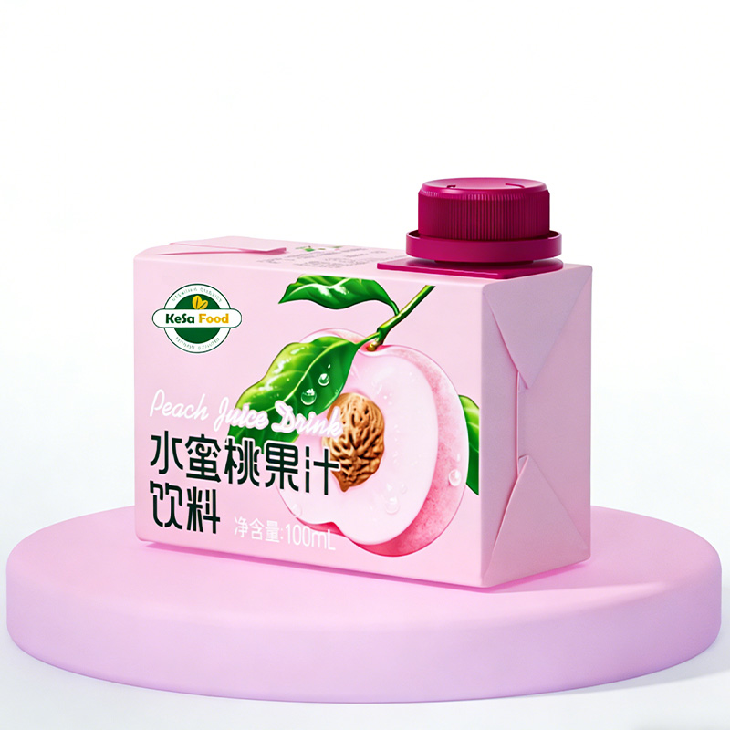 100ml フレッシュピーチフレーバージュースドリンクバルク卸売