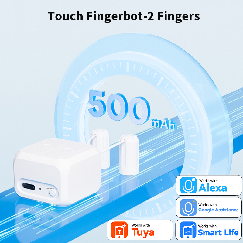 Tuya スマートライフ用充電式タッチフィンガーボット Bluetooth ワイヤレスタッチスクリーンスイッチロボットサポート Alexa Google Home Voice