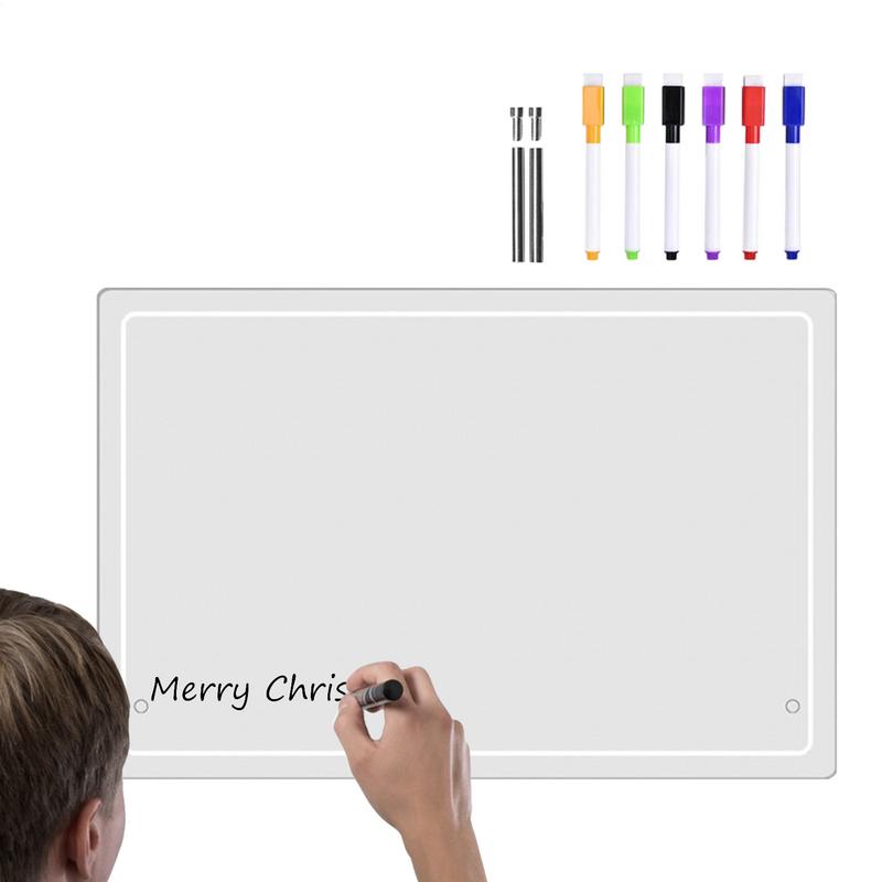 デスクトップホワイトボード 消せる卓上ホワイトボード 描画ボード 多目的デスクノートパッド メッセージパッド 家庭、学校、企業向け