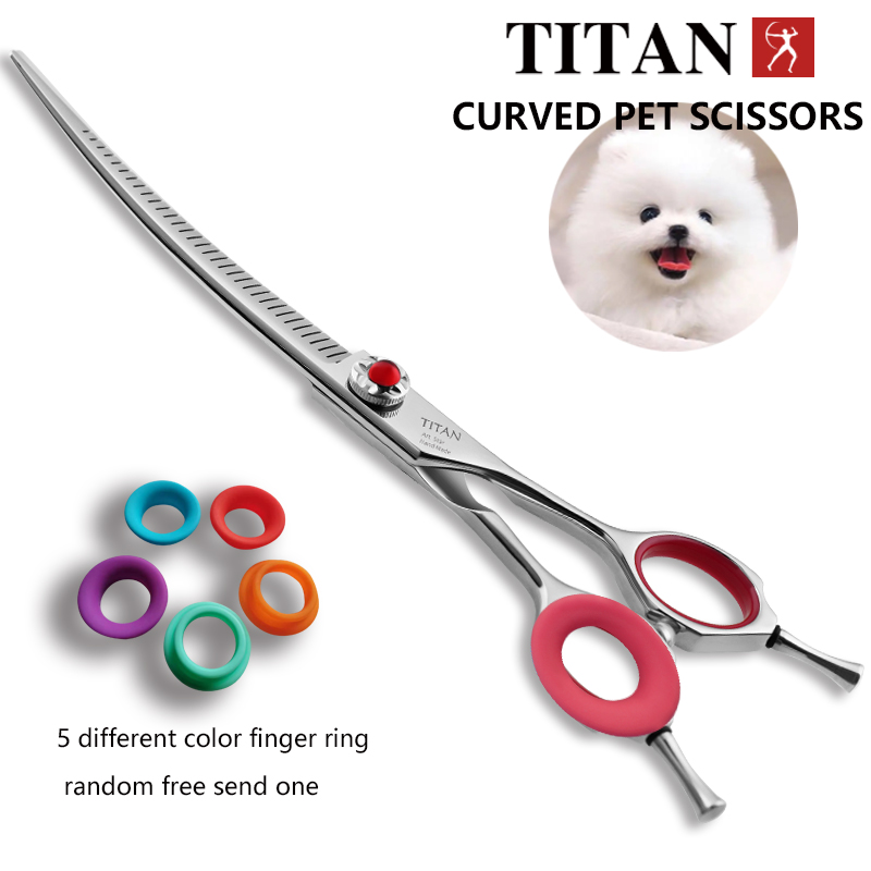 TITAN 7.0 インチプロフェッショナルグルーミングはさみペットツール犬カットマシンペットグルーミングはさみ