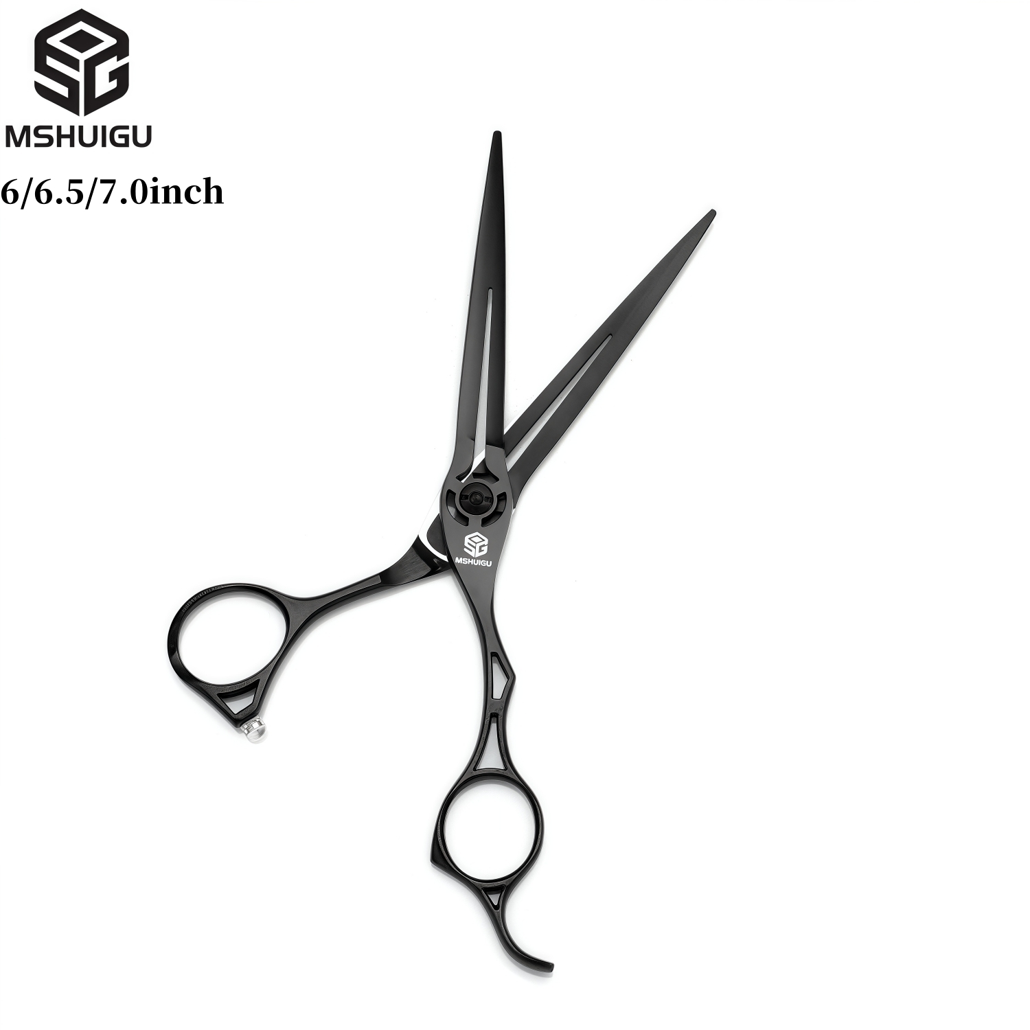 MSHUIGU プロフェッショナル理髪はさみ日本製 440C 鋼 6-6.5-7 インチ多機能間伐鋏家庭用ヘアカットやサロ用