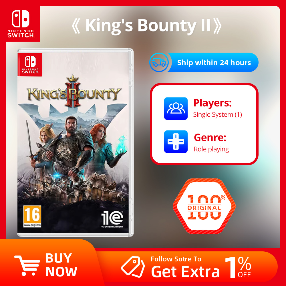 Nintendo Switch ゲームセール - King's Bounty II/King's Bounty 2 - Nintendo Switch OLED Lite 用ゲーム カートリッジ物理カード