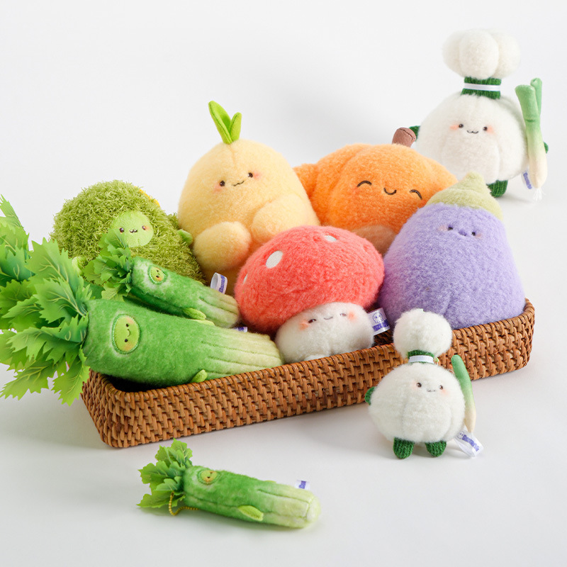 野菜家族ぬいぐるみかわいい飾り人形なだめる人形キーホルダー誕生日ギフト