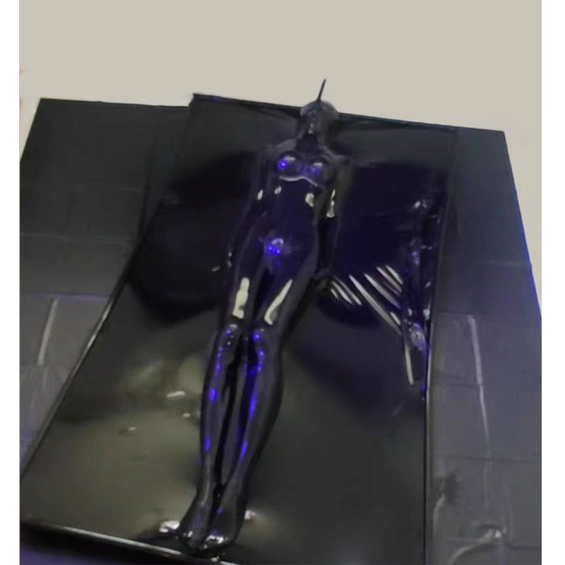 ラテックスバキュームベッド ラテックススリープベッドバッグ フェティッシュボンデージボディスーツ ボディバッグ バキュームベッド ヘッドアウトなし、フレームベッドのみ