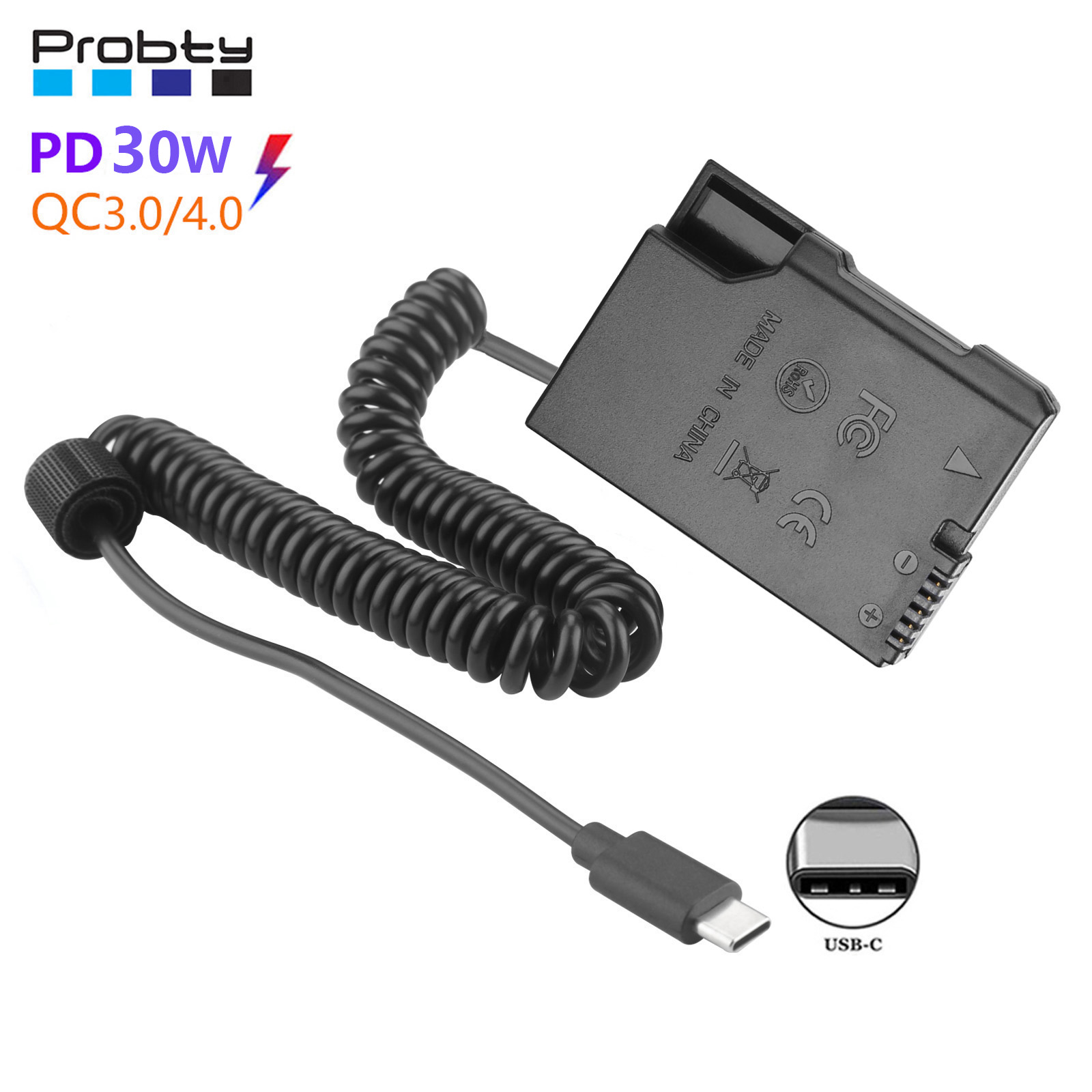 EP-5A USB-C ケーブル EN-EL14 ダミーバッテリー Nikon P7800 P7100 D5600 D5500 D5200 D5100 D3200 D3100 D3300用