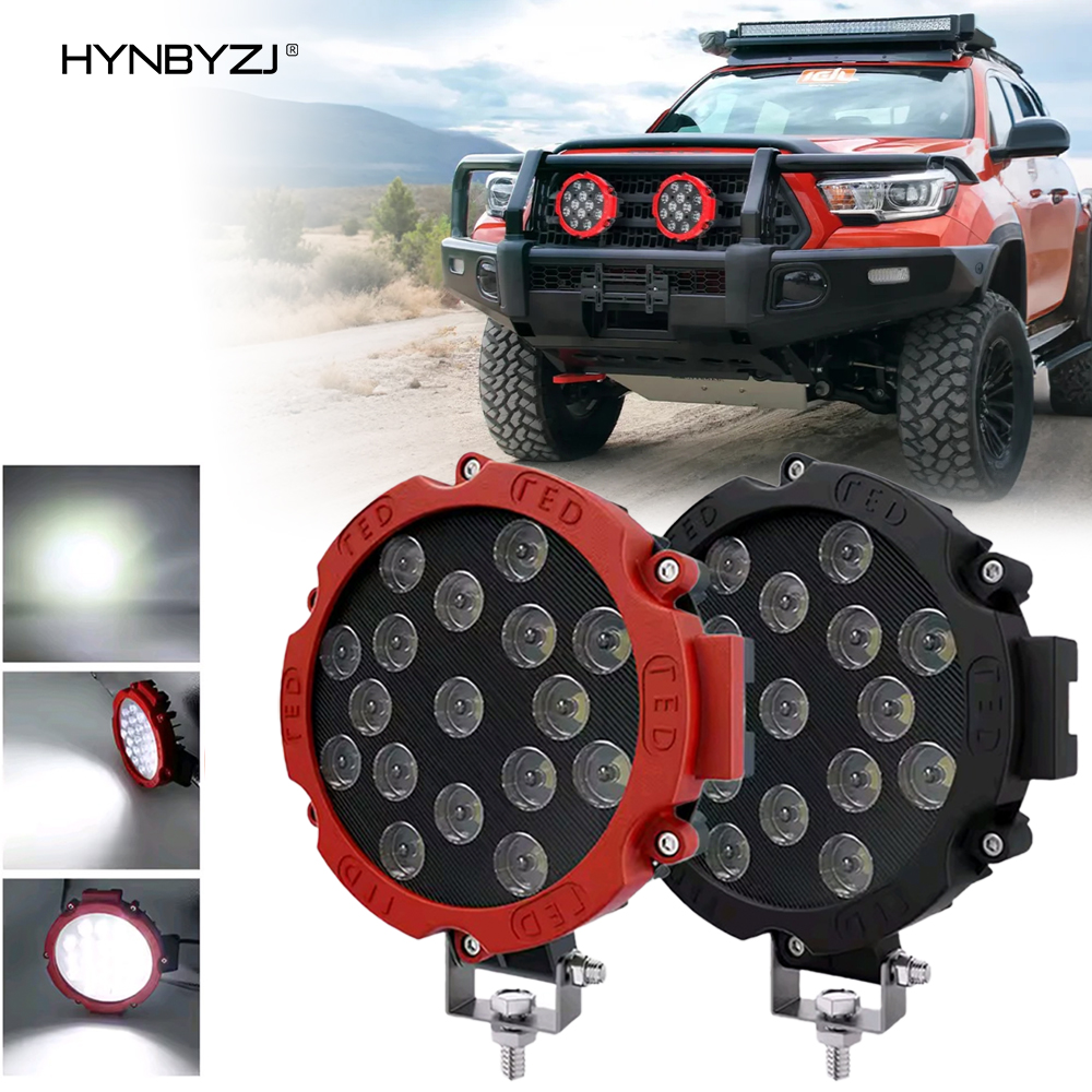 HYNBYZJ 100 ワット高輝度 LED オフロードワークライト Led スポットライトヘッドライトスポットランプ自動車用カーアクセサリートラックジープハマー