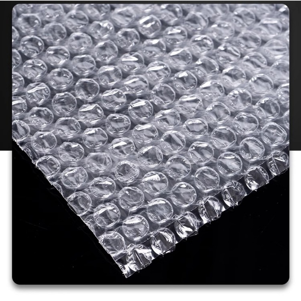 100枚入り 10x15cm プラスチックラップ封筒 ホワイト バブルメーラー 梱包袋 透明 耐衝撃 配送用包装袋フィルム 卸売