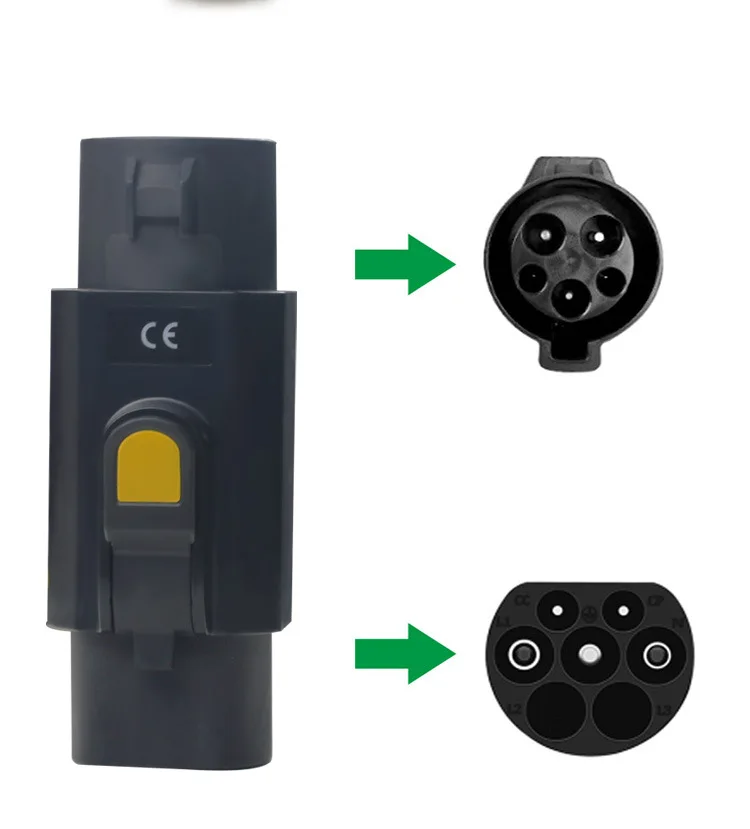 SUSOO EV 充電器アダプタ Type1 から GBT アダプタ SAEJ1772 から GBT 充電器アダプタ GBT EV に適合 J1772 充電器 32A 1 相