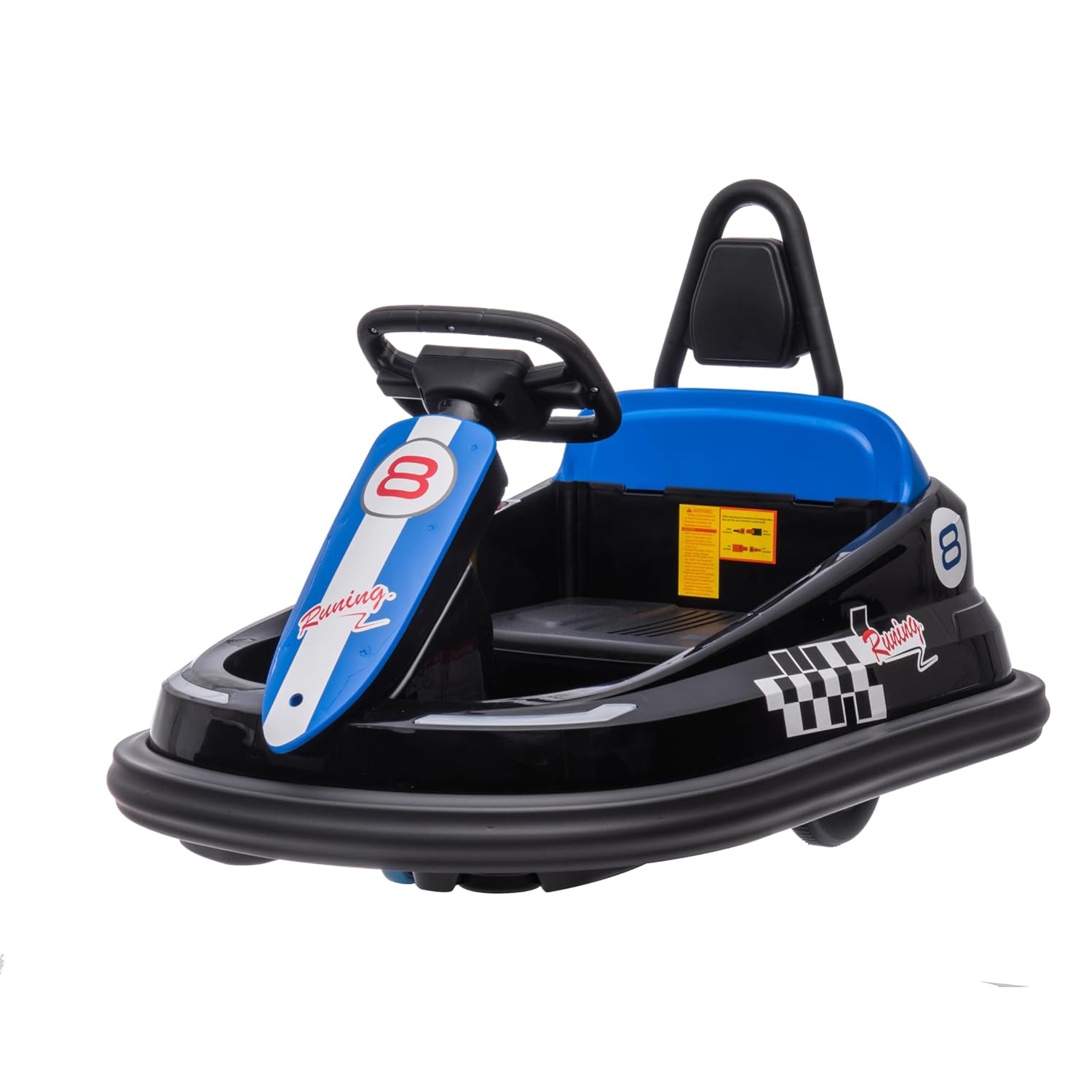 幼児用バンパーカー 6V 電動乗用おもちゃ 子供用 1.9 MPH 最大速度ステアリングホイール 360 度スピンライト 音楽