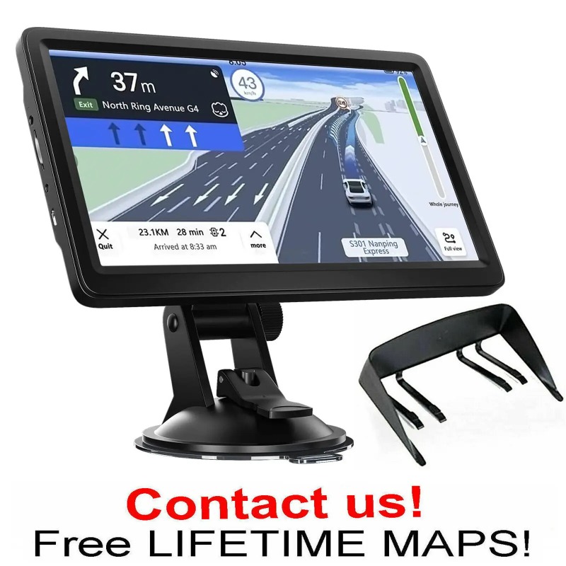 7 インチ X20-1-S サンシェード 8 グラム 256 メートル多機能タッチスクリーン GPS ナビゲーション車の GPS ナビゲーション装置トラック車北米
