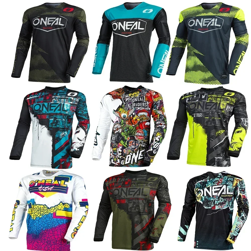 モトクロスジャージ MTB ダウンヒルマウンテン長袖 Tシャツエンデューロ MX サイクリングジャージマウンテンバイク DH マイヨ Ciclismo Hombre