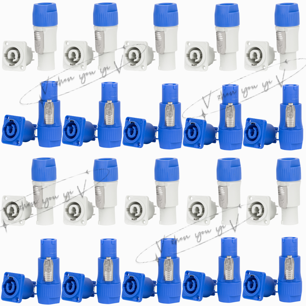 20 個パワーコンコネクタオスプラグ NAC3FCA NAC3FCB ソケット NAC3MPA AC ケーブル 20A 250V 電源プラグアダプタステージライト LED スクリュー用
