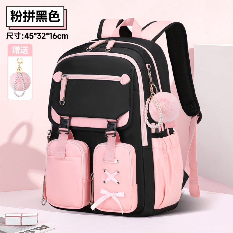 ファッション女の子スクールバックパックスクールバッグ十代のラップトップバックパックカジュアル旅行バックパックブックバッグ子供通学防水
