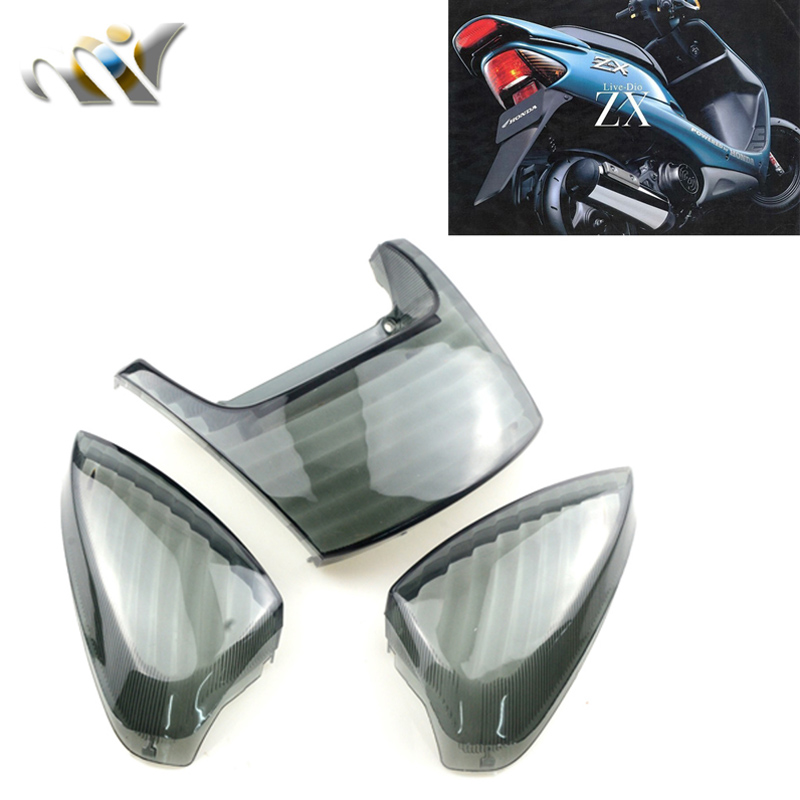 オートバイアクセサリーホンダ DIOZX AF34/AF35 34.5 オートバイスクーターテールライト透明ガラスカバーブレーキテールライトカバー