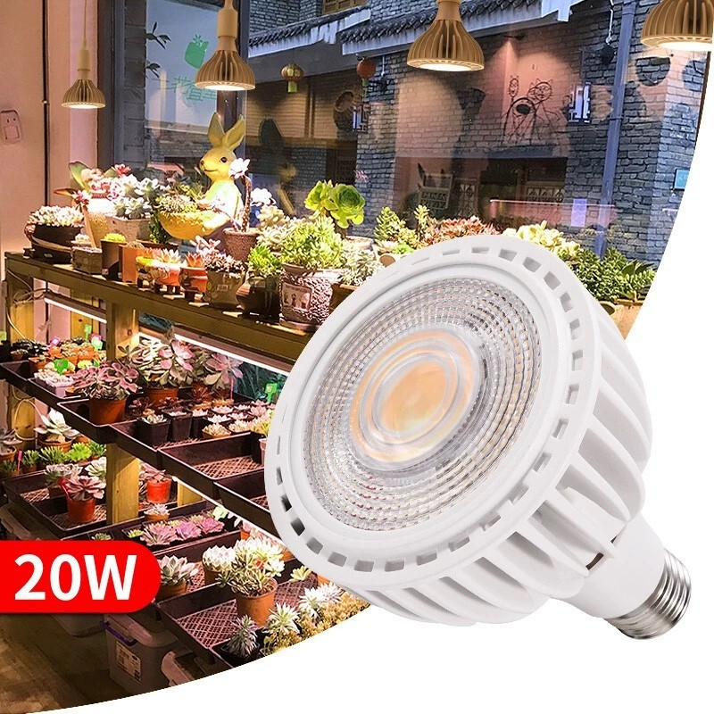 E27、フルスペクトル屋内成長ライト、植物ランプ、成長球根、多肉植物の花の種子、盆栽栽培用の植物