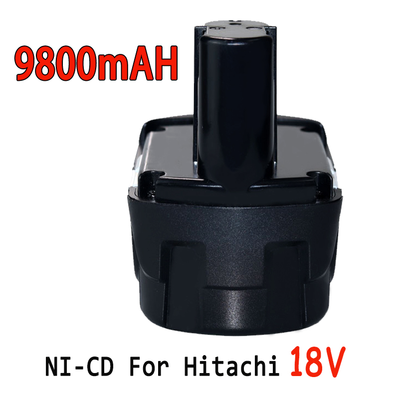 充電式バッテリー 18V 4.8/6.8/9.8/12.8Ah 日立電動工具ドライバードリル用: EB1820 EB1812 EB1830H EB1833X EB18B 322437