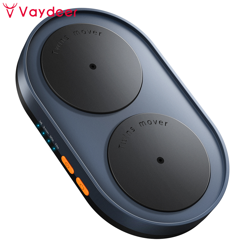 Vaydeer デュアル ターンテーブル マウス ムーバー、調整可能な間隔とオン/オフ スイッチ付き、検出不能