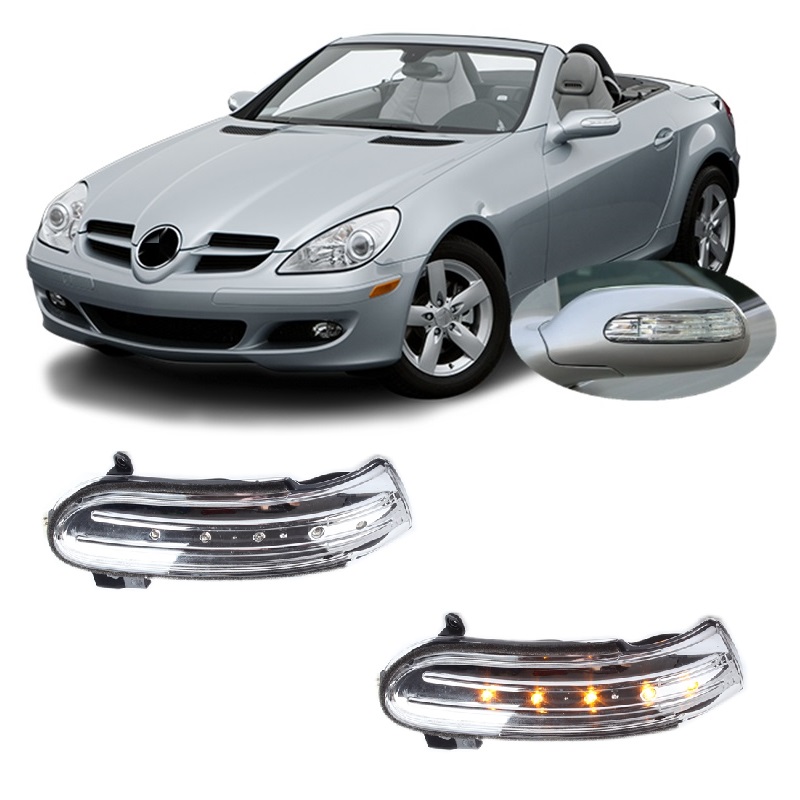 メルセデスベンツ SLK クラス R171 W171 SL R230 W230 280 300 350 500 55 63 65 AMG 2001 - 2008 ウインカーミラーターンライト信号