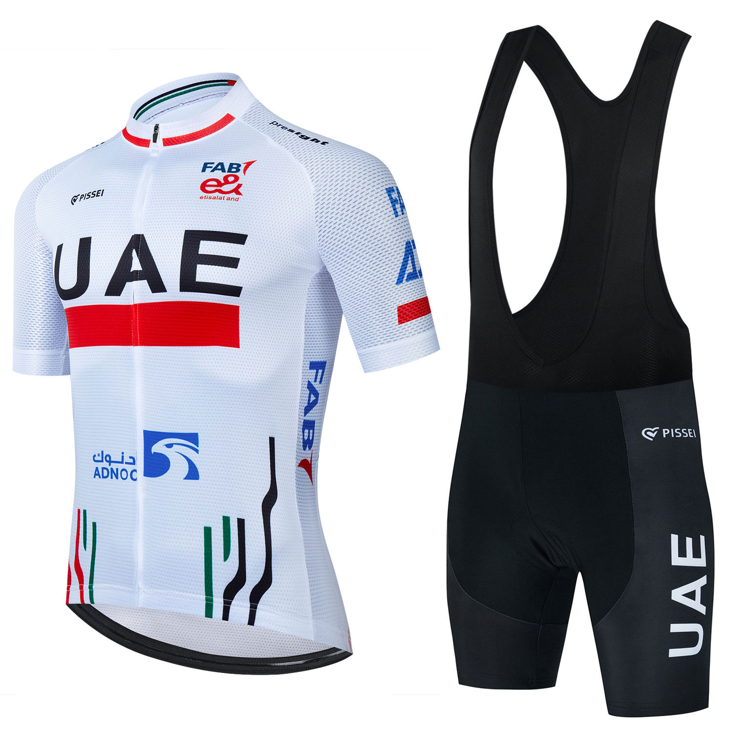 Uae サイクリングジャージセット夏メンズ Ropa Ciclismo 自転車サイクリング服通気性マウンテンバイクジャージレーススポーツウェアスーツ