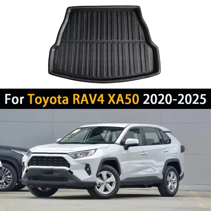 トヨタ RAV4 XA50 50 2020-2025 2021 車のリアトランクマット荷物トレイプロテクター防水ブーツフロア抗泥貨物 accessorie