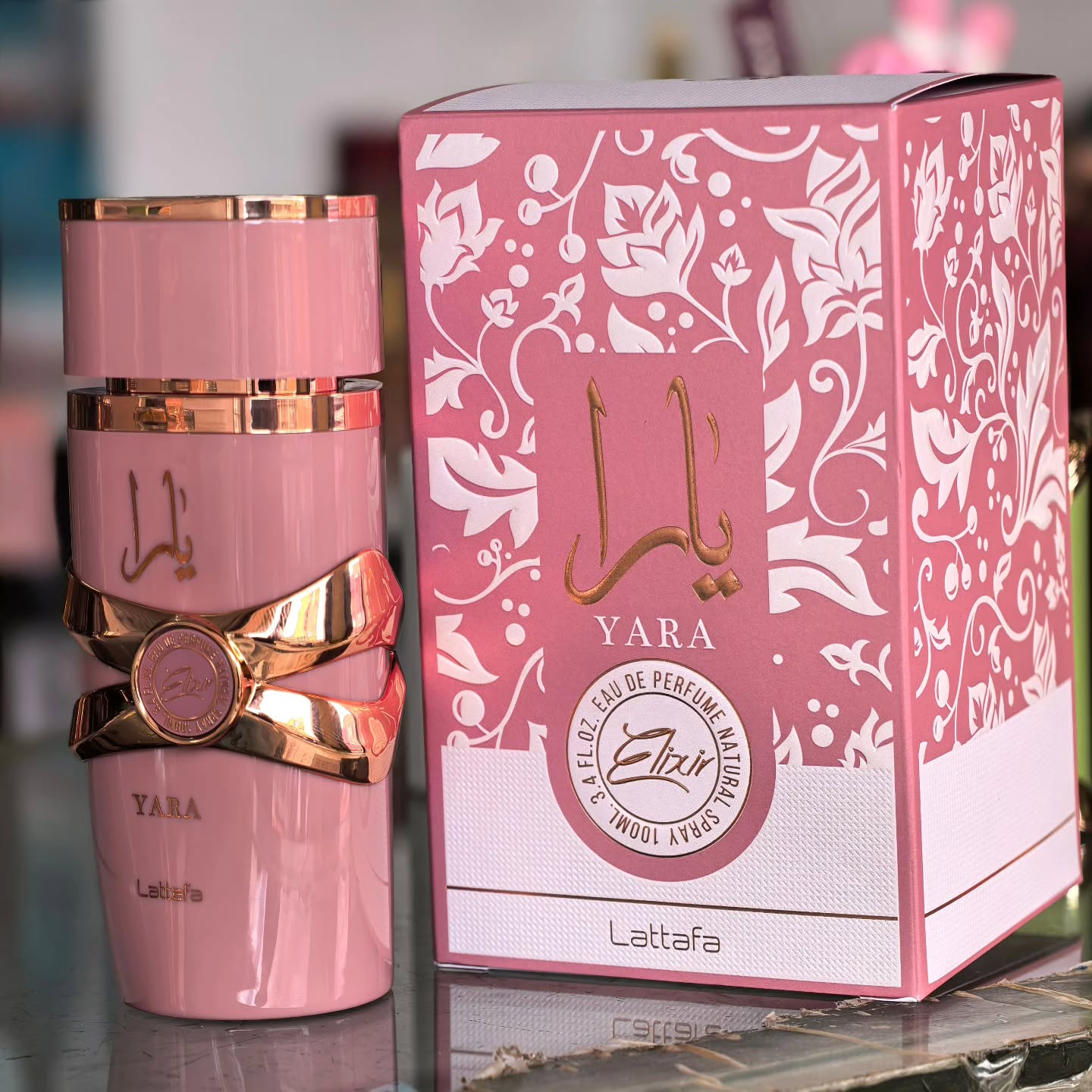 Yara Elixir – フルーティー、スイート、グルマン、アンバー – オードパルファム スプレー 持続性のある香り、女性用、3.4 オンス / 100 ml