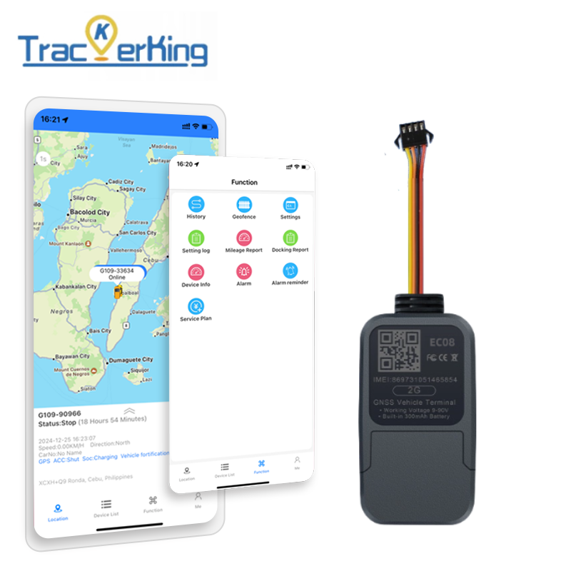 GPS トラッカー実用的なポータブル TrackerKing EC08 リモート コントロール (リアルタイム監視システム付き)