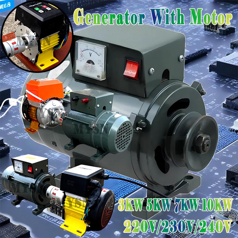 10KW ブラシレス発電機 7KW 5KW フリーエネルギー永久磁石 Generator220V オルタネーター可変モーター家庭用電化製品