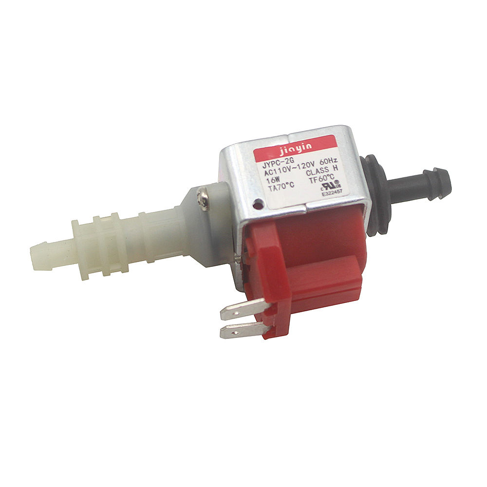 Jiayin JYPC-2 AC 110V - 120V 60Hz 16W 1.5Bar 500cc/min カーペットクリーナースチーマーアイロン電磁ソレノイドウォーターポンプ