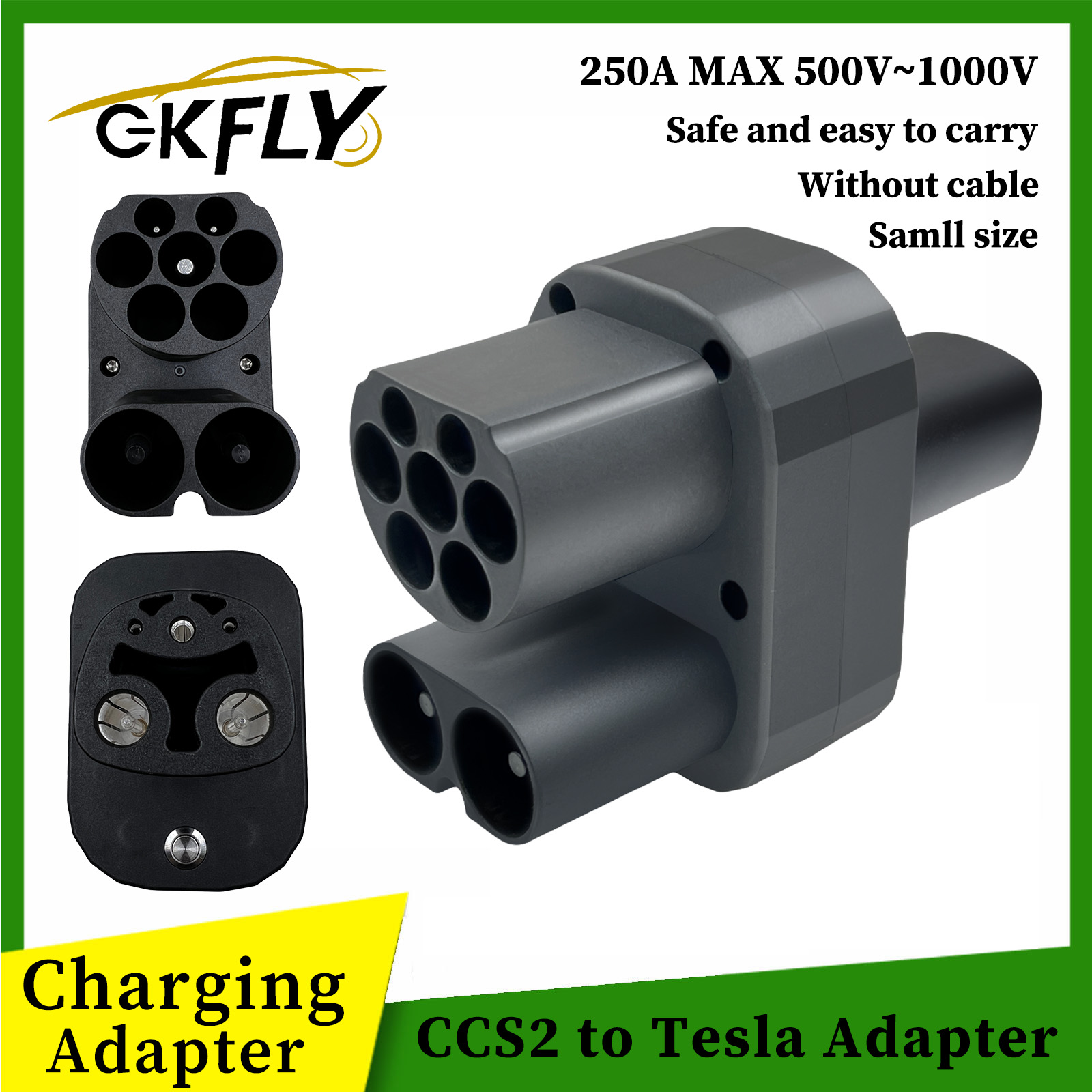 GKFLY 250A CCS2 充電器から TESLA EV CCS2 から Tesla 電気自動車充電器 DC 高速 Ev 充電アダプタ