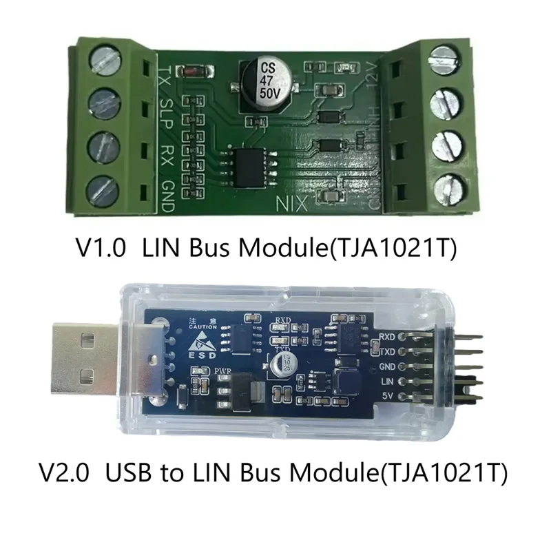 USB から LIN バス モジュール LIN トランシーバーはチップ TJA1021T を使用 /自動車バス / K_LIN バス / Lin_Data Analyzer TTL から UART /Lin モジュール