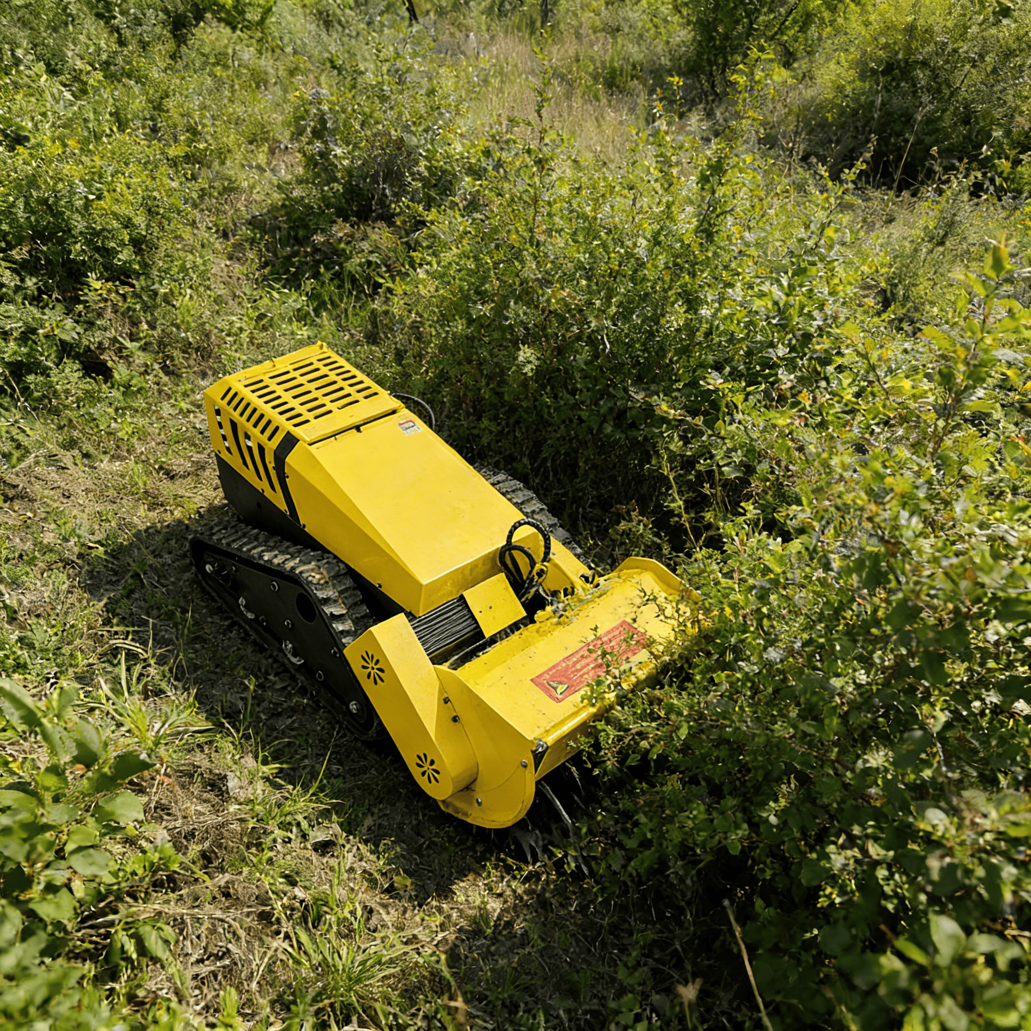 産業用 RC フレイルモア 全地形刈払機 斜面農地果樹園用ガス電動ヘビーデューティフレイルモア
