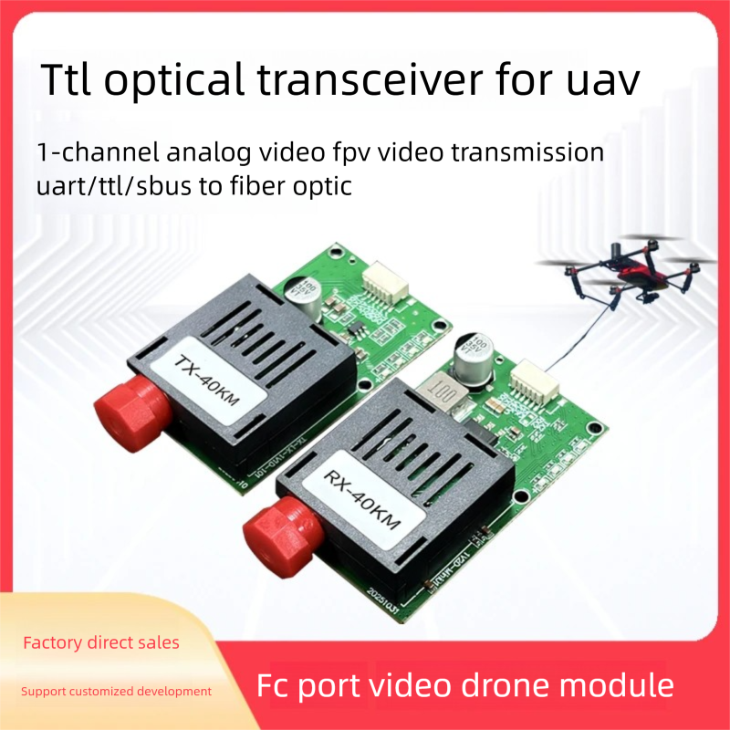 BLIY FPV シングルファイバービデオファイバーコンバーター