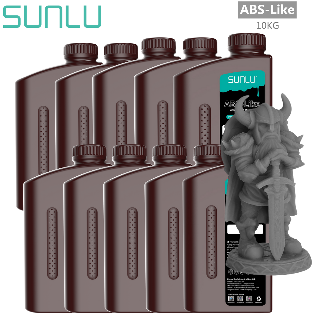 SUNLU UV ABS のような樹脂 405nm 10 キロ低臭気と低収縮液晶 3D プリンタ印刷材料 3D 印刷高速配送