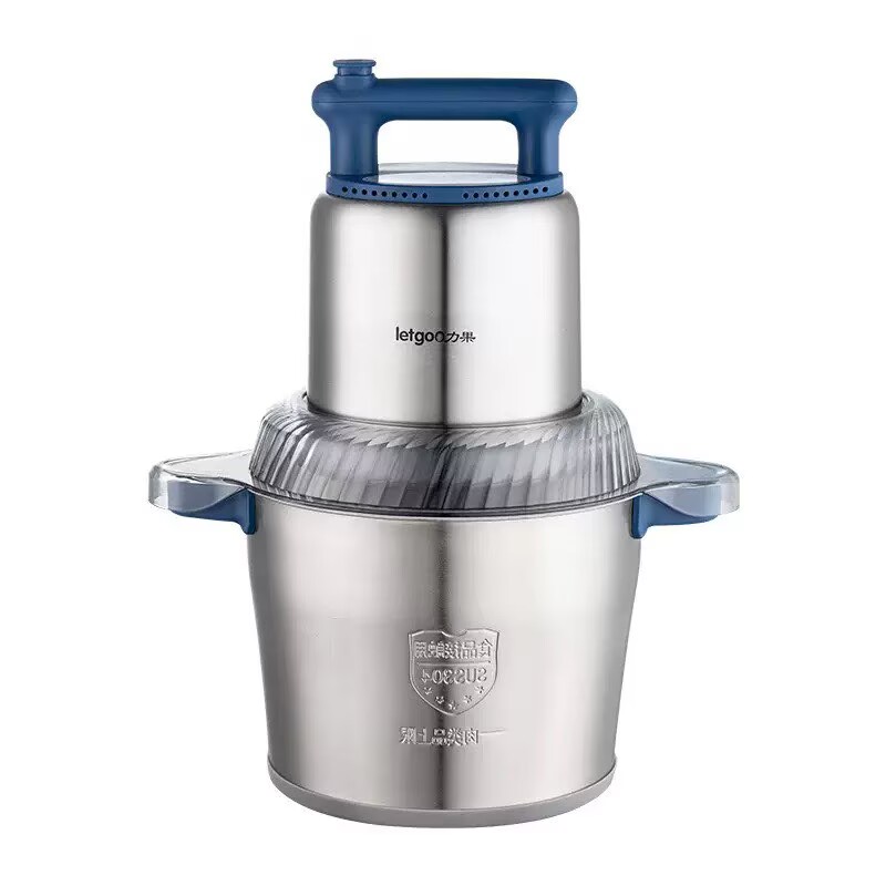プロフェッショナル 6L 業務用肉挽き機、工業用グレードのステンレス鋼、2 速度調整可能な 1200W モーター、精肉店/休憩所用