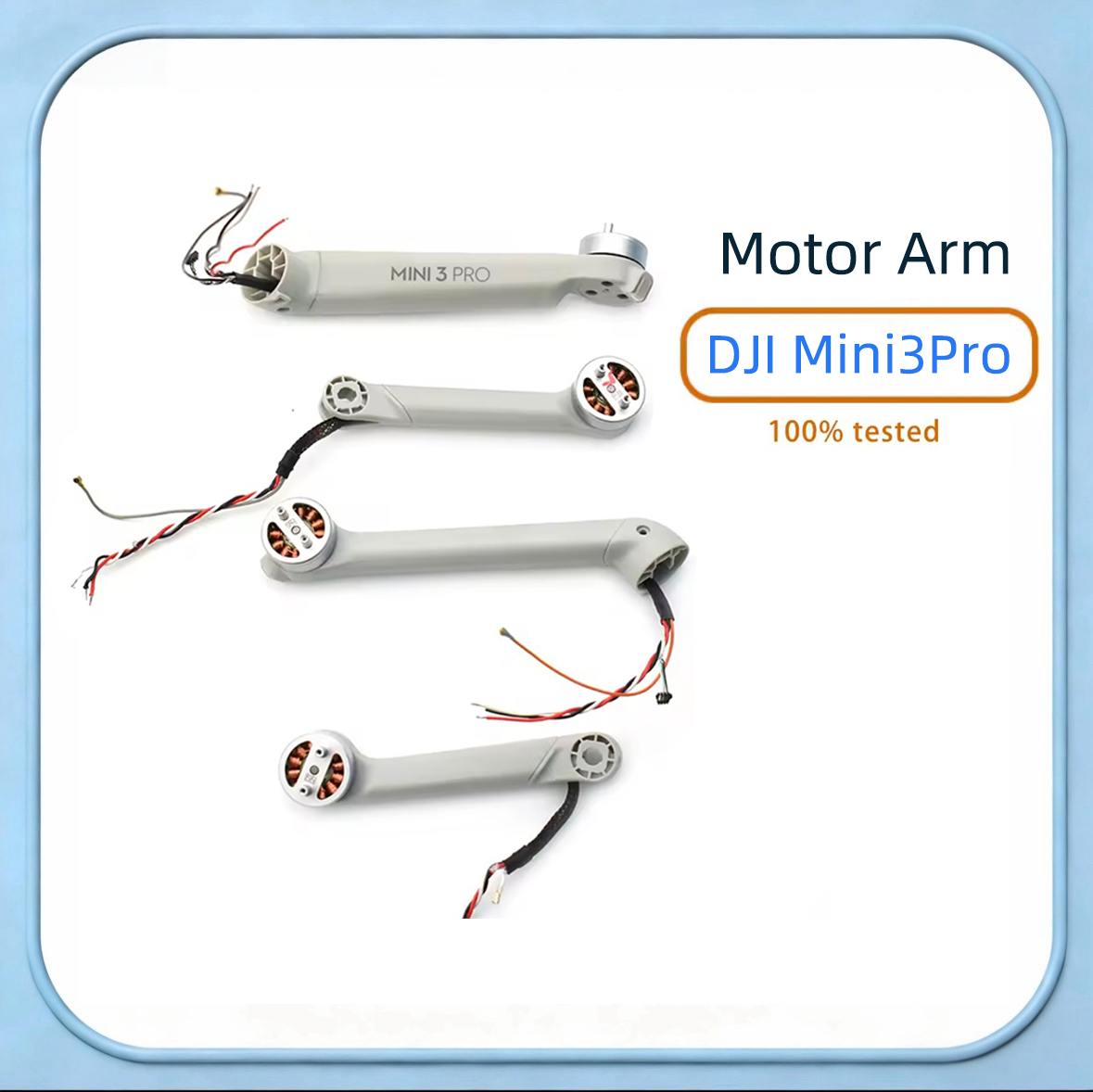 Mini3Pro モーターアームセット - 左右フロントリア DJI Mini 3Pro メンテナンスアクセサリーに対応
