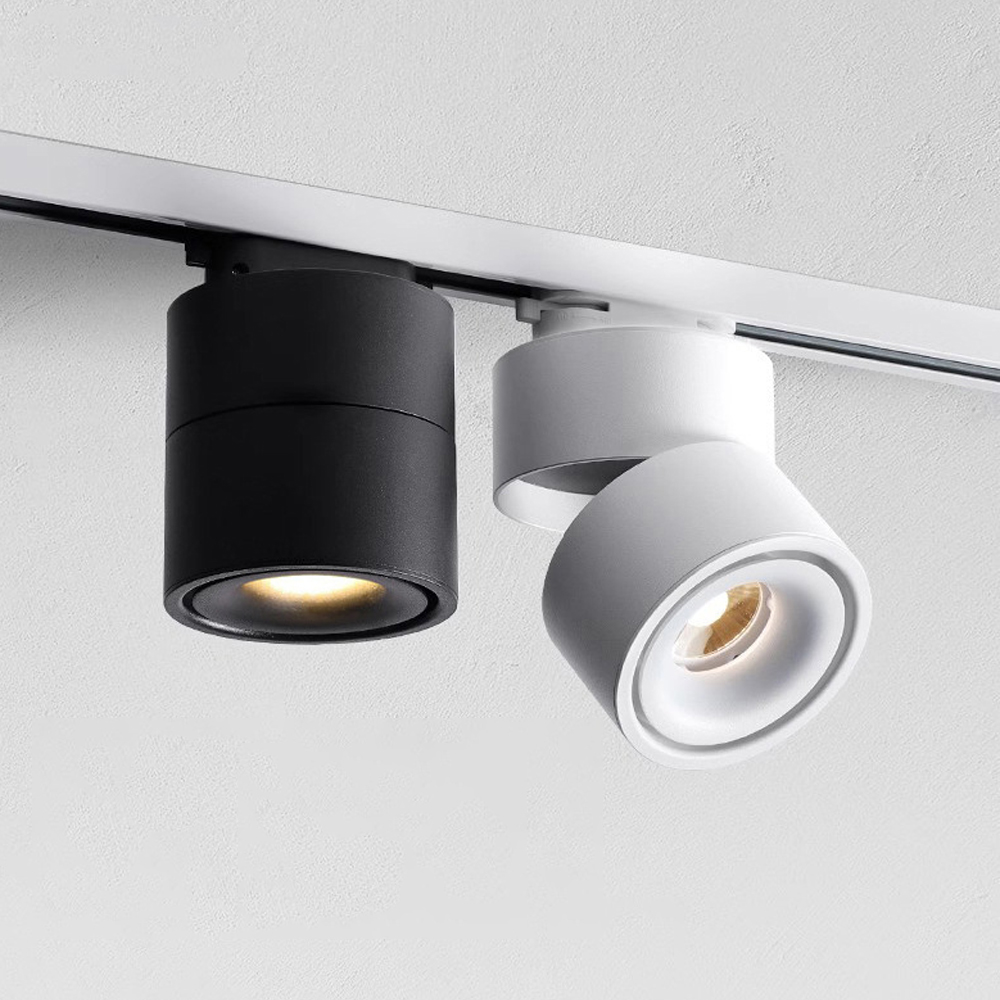 Led トラックライトセットホームスポットライト器具 COB 天井トラック照明システム 220V レールスポットライト Led 7/10/12/15 ワット衣料用