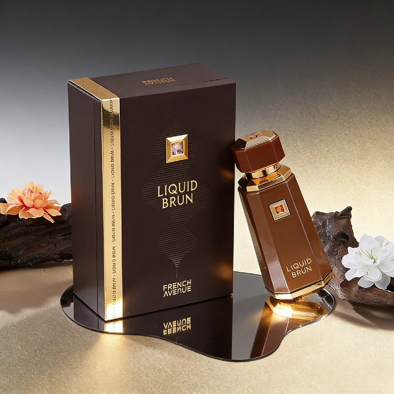 100ml 贅沢なウッディインテンス香水 – 男性と女性のための長期持続する豪華なユニセックスフレグランス |エレガントなゴールドトリムのジェムボトル