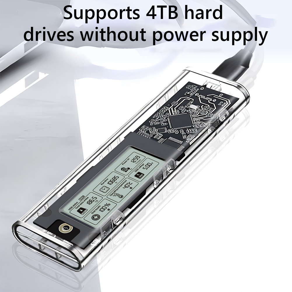 M.2NVME/NGFF インテリジェント デジタル ヘルス検出 安定したトランジット Typc3.2 ハード ドライブ ケース USB 外部 M.2 アダプター SL-TN10-P-AC