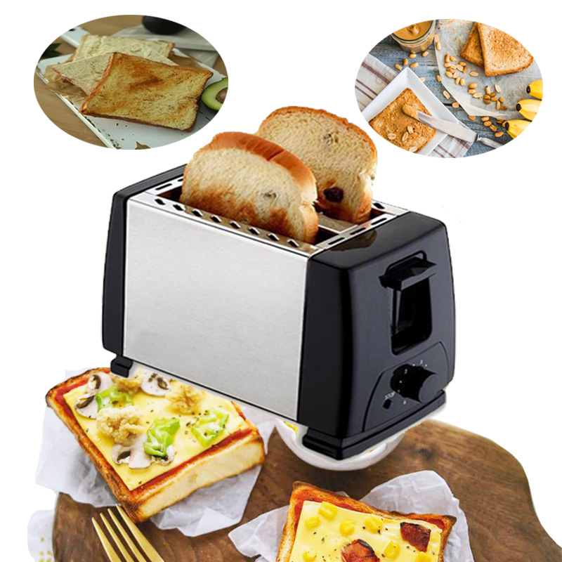 高速加熱パントースターマシンステンレス鋼 2 スロット 6 モード自動バウンス朝食メーカーオーブンベーキング家電