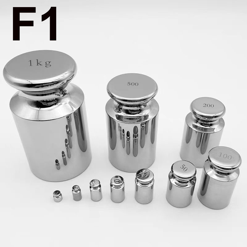 F1グレード304ステンレス鋼製標準分銅、高精度天秤、計量範囲1g～5kg